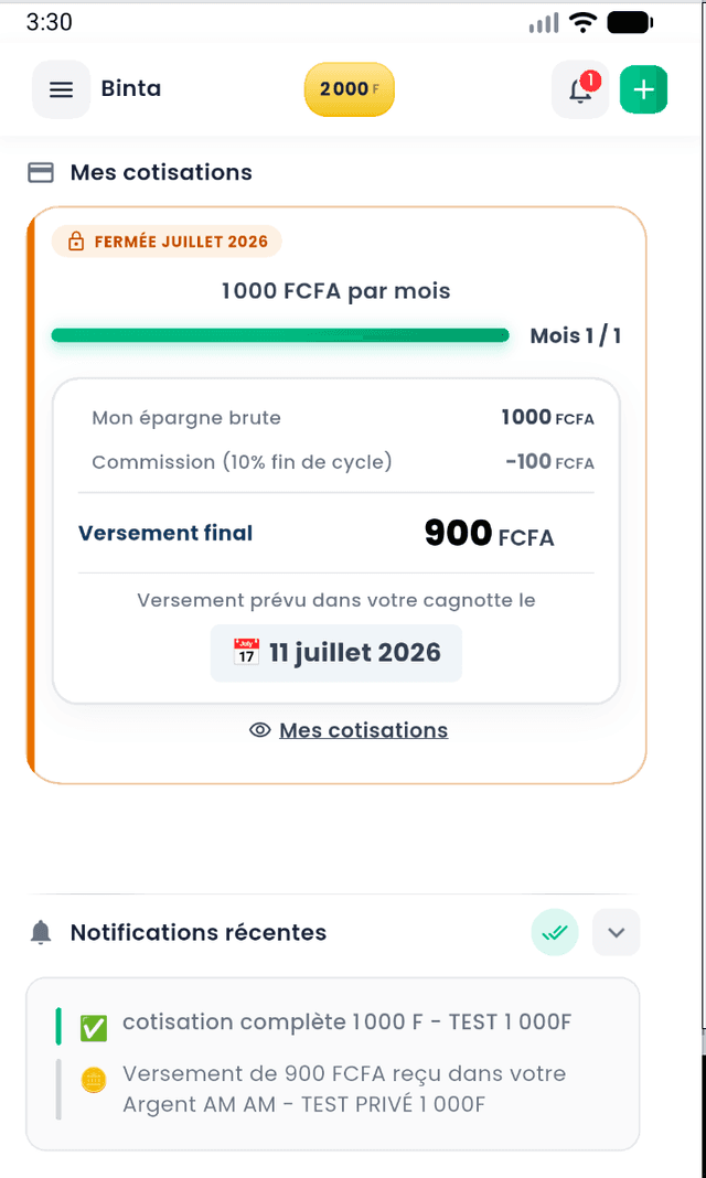 La clôture du cycle